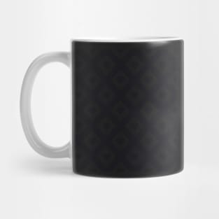 Black and White Heart Grid Modern Pattern Mug